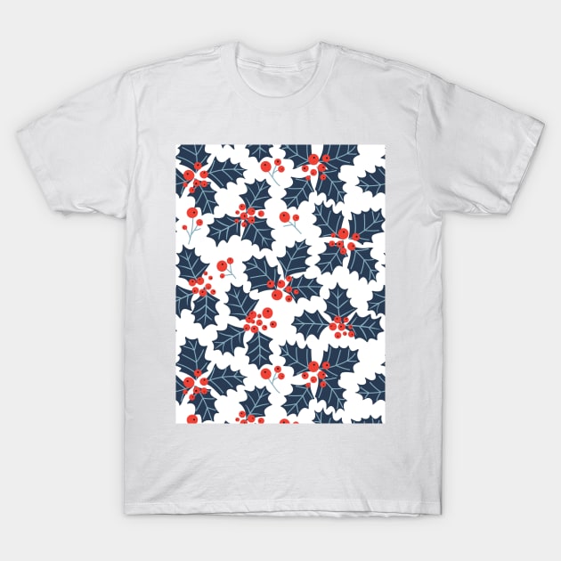 Holly berry 3 T-Shirt by katerinamk